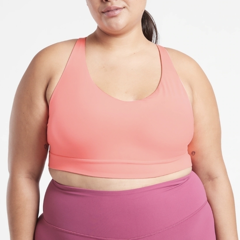 Athleta Sports Bra Wink Pink 3X D-DD+ Solace